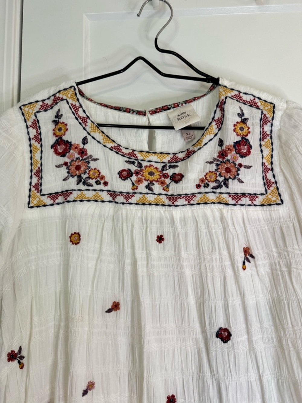 Knox Rose Embroidered Boho Top - Picture 3 of 7